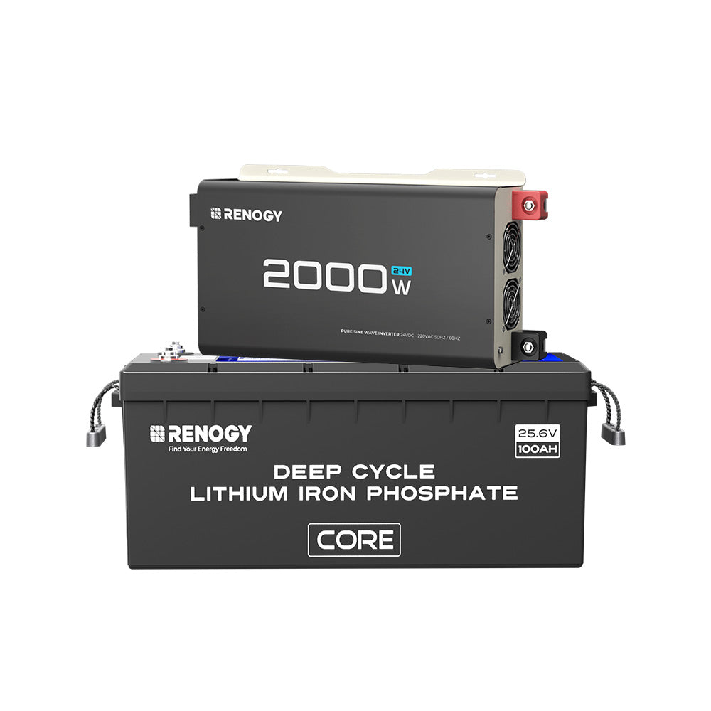 24V 100Ah  LiFePo4 Lithium Batterie mit Selbstheizung