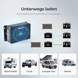 12V 50A MPPT DC zu DC Batterie Ladegerät Laderegler