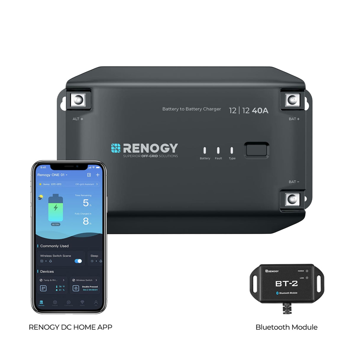 Renogy 12V 40A DC zu DC Batterie Ladegerät