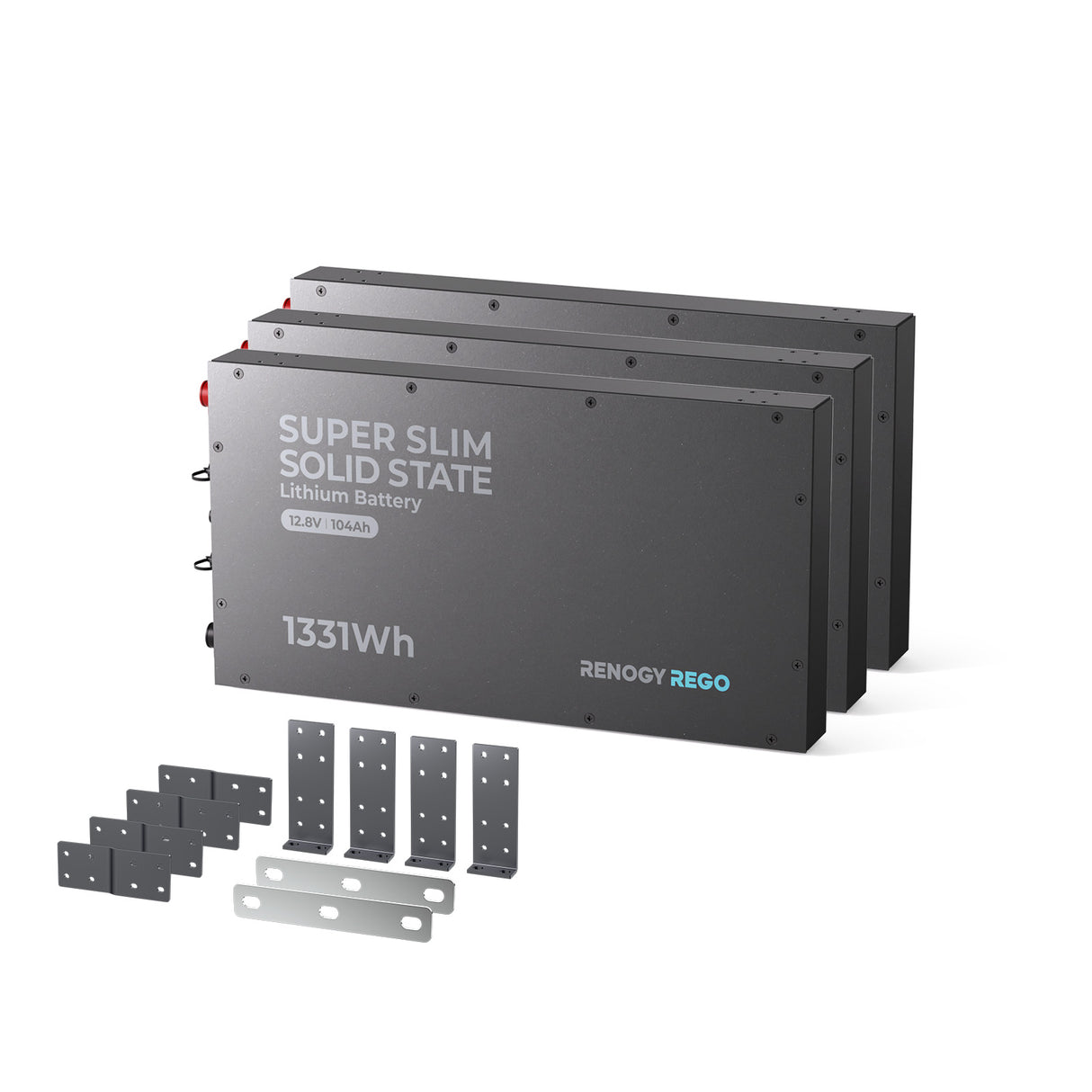 REGO-12.8V 104Ah Super Slim Solid State LiFePo4 Batterie