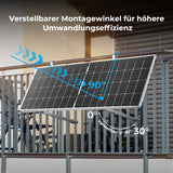 Balkon-Solarmodul Kippgestell