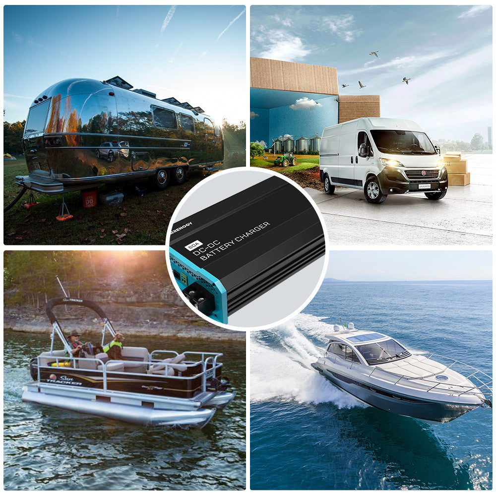 12V 60A DC zu DC Batterie Ladegerät