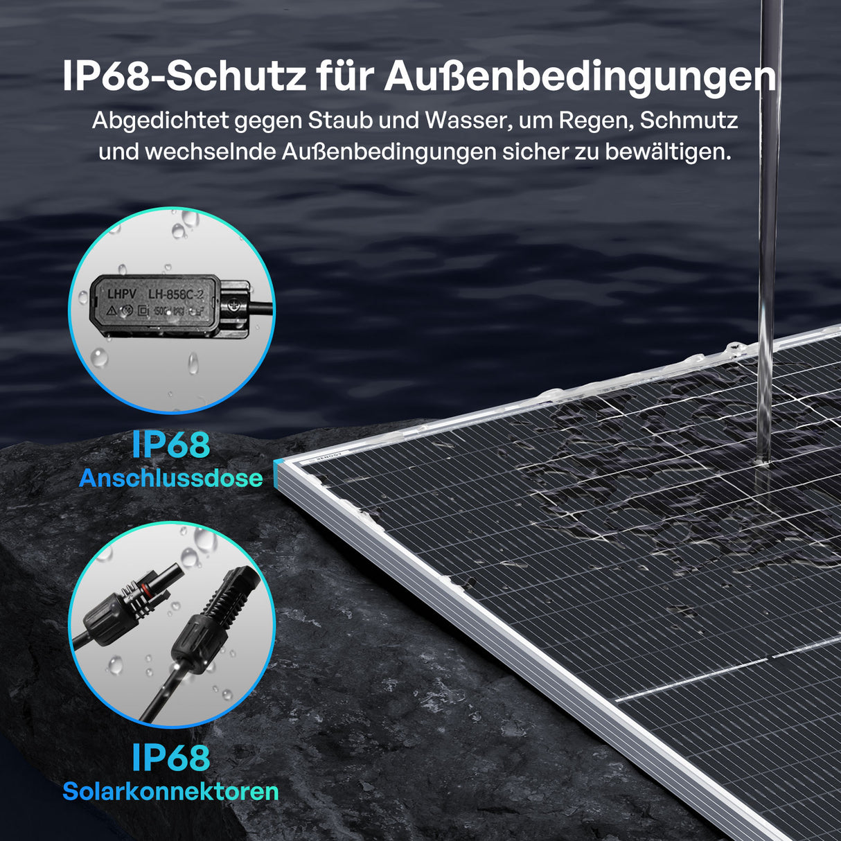 200W Bifaziales Solarmodul N-Typ