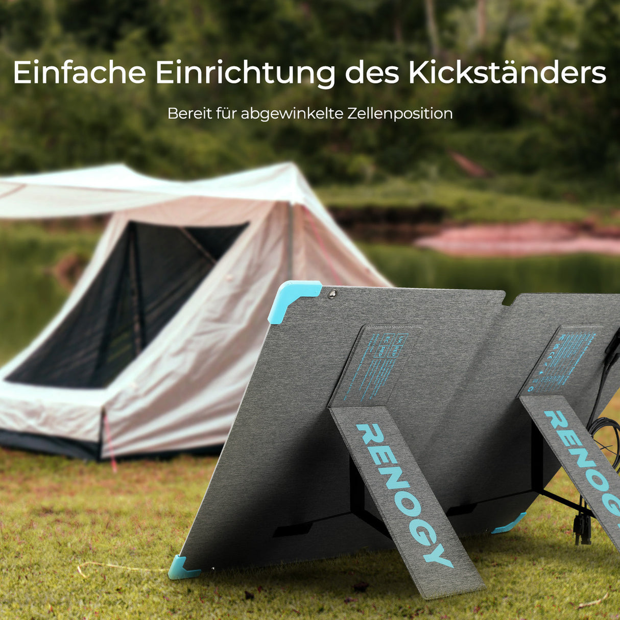 120W Faltbare Solartasche für Solargeneratoren Powerstation und Solarsystem