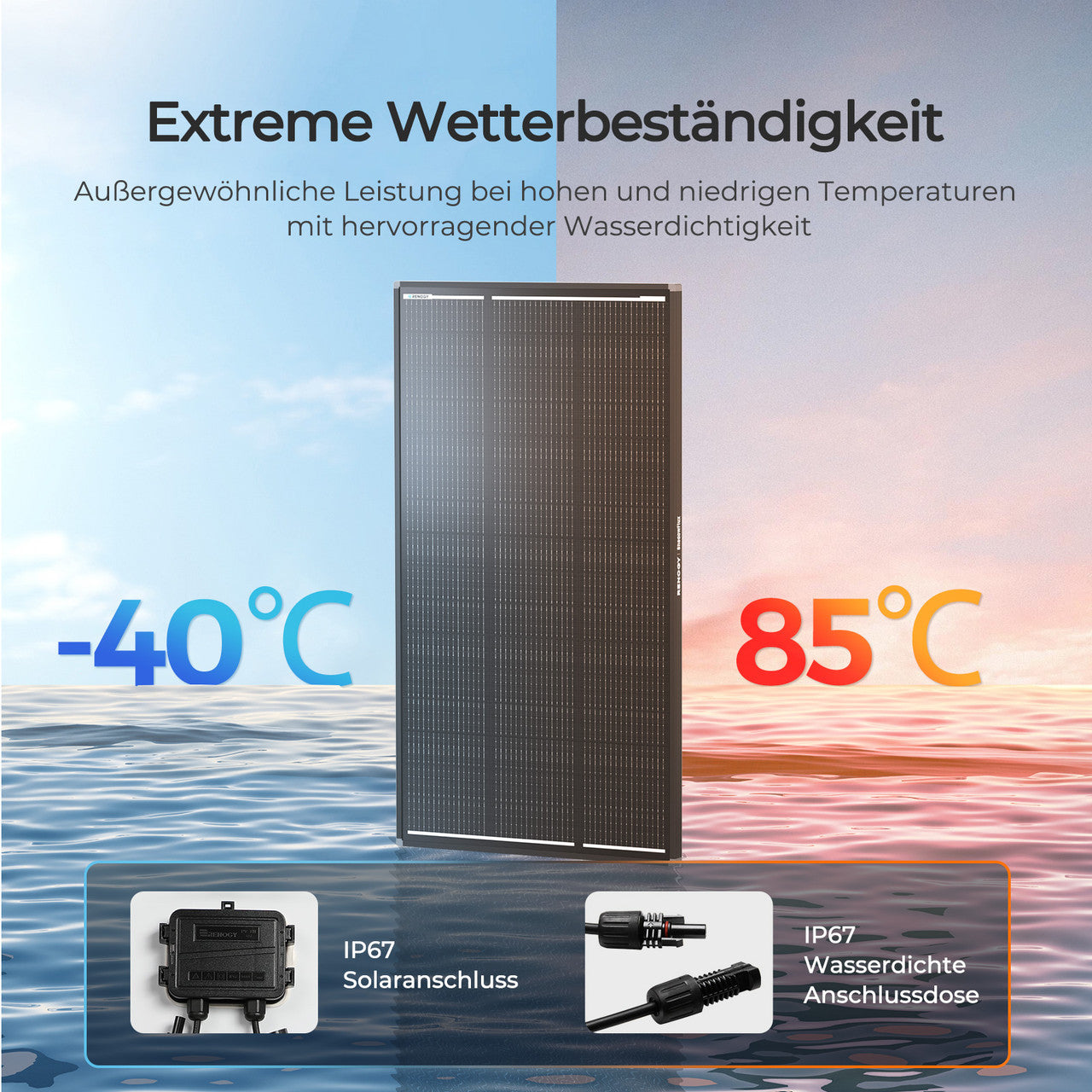 120W ShadowFlux Anti-Beschattung N-Typ Solarmodul