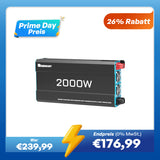12V 2000W Wechselrichter Reine Sinuswelle