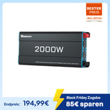 12V Wechselrichter Reine Sinuswelle 3000W / 2000W / 1000W