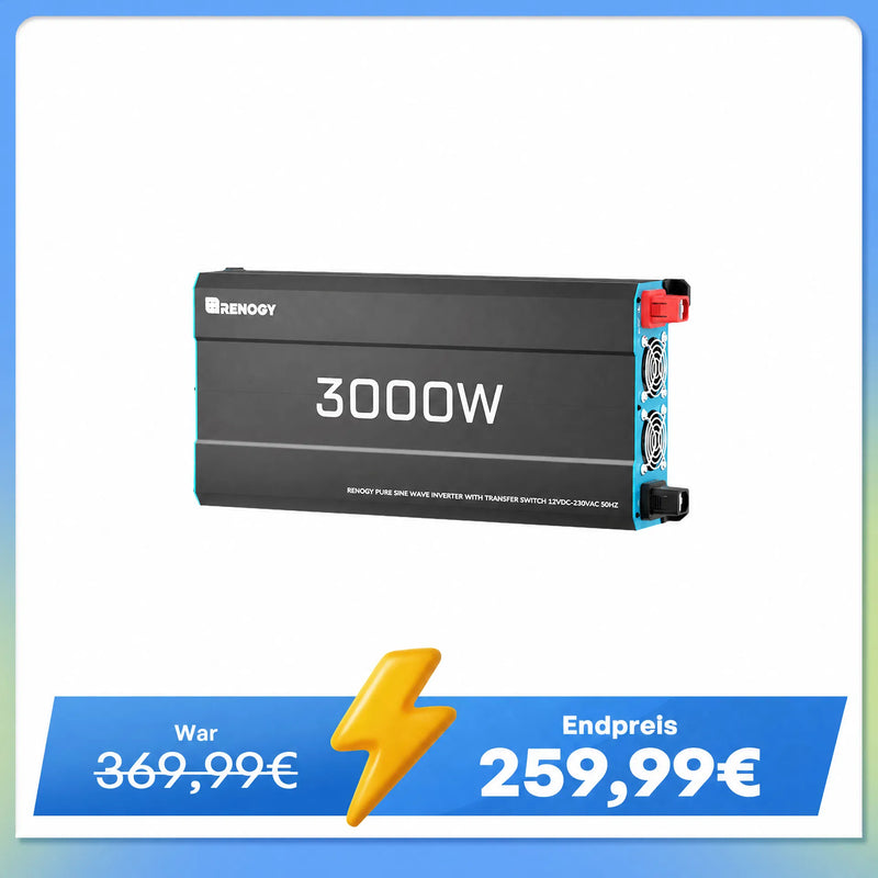 12V 2000W Wechselrichter Reine Sinuswelle
