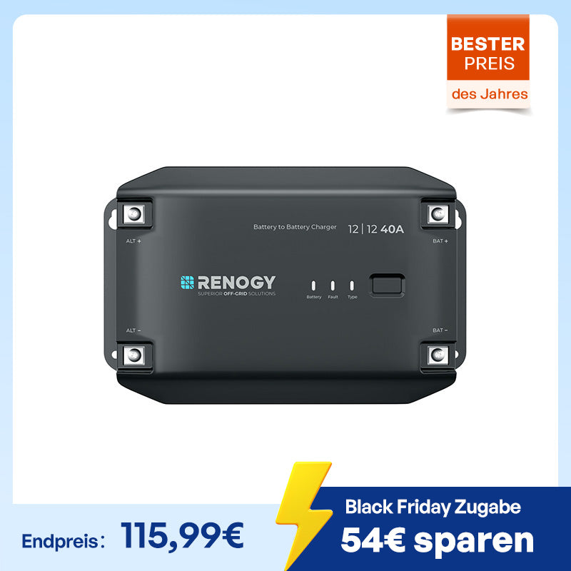 12V 40A DC zu DC Batterie Ladegerät