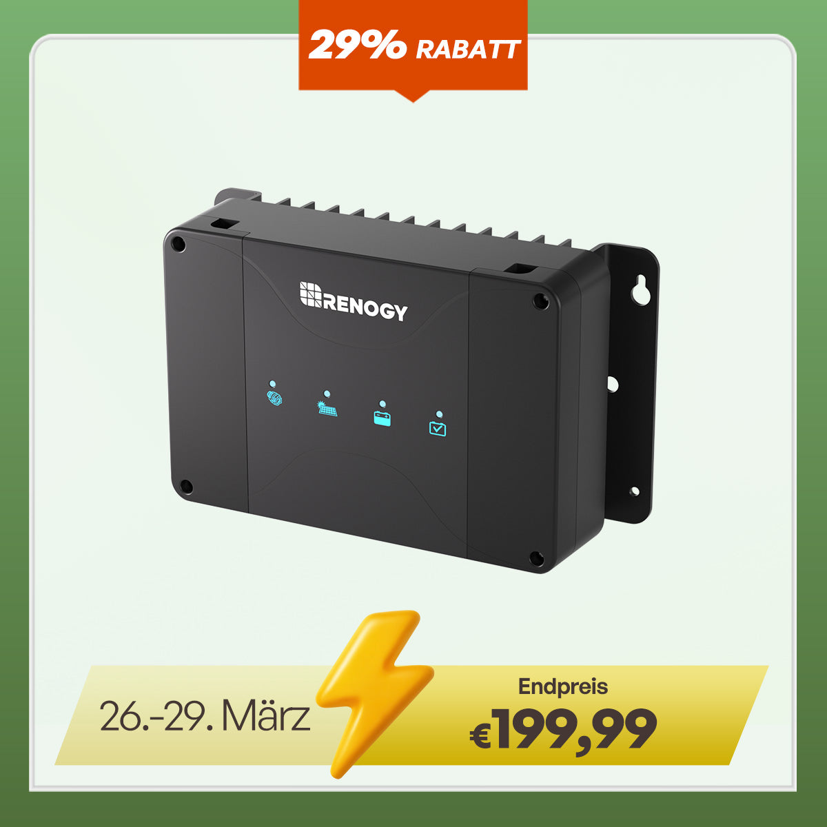 12V DC zu DC Batterie Ladegerät mit MPPT 50A / 30A