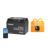 Pro 12V 100Ah LiFePO4 Batterie mit Bluetooth und Selbstheizung