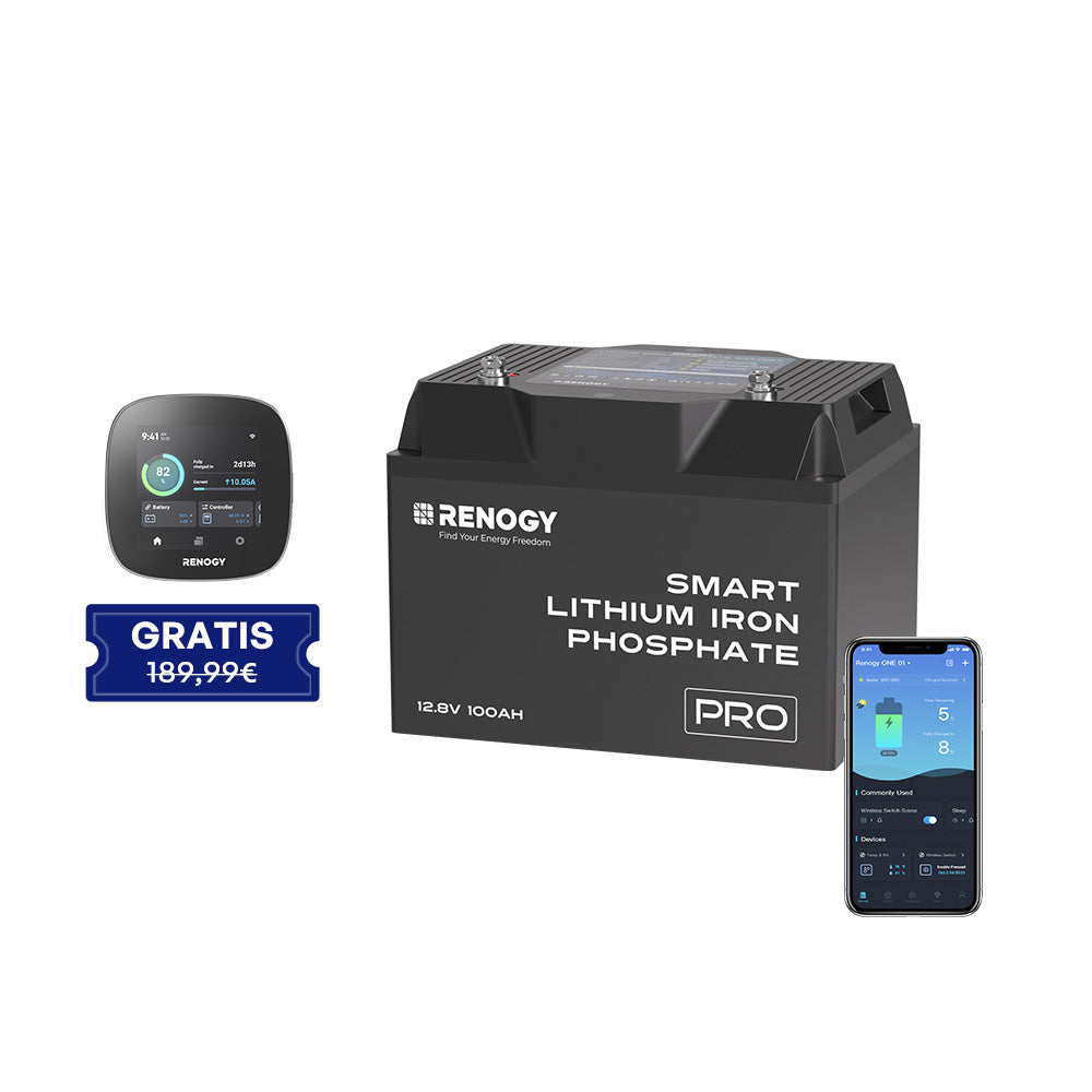 Pro LiFePO4 12V Lithium Batterie Selbsterwärmung Bluetooth IP67