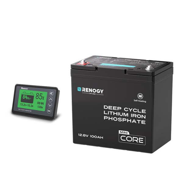 Core Mini- DuoHeat Tech 12V 100Ah Lithium Batterie