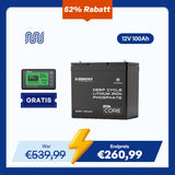 Core Mini- DuoHeat Tech 12V 100Ah Lithium Batterie