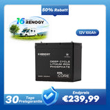Core Mini- DuoHeat Tech 12V 100Ah LiFePO4 Lithium Batterie mit Selbstheizung