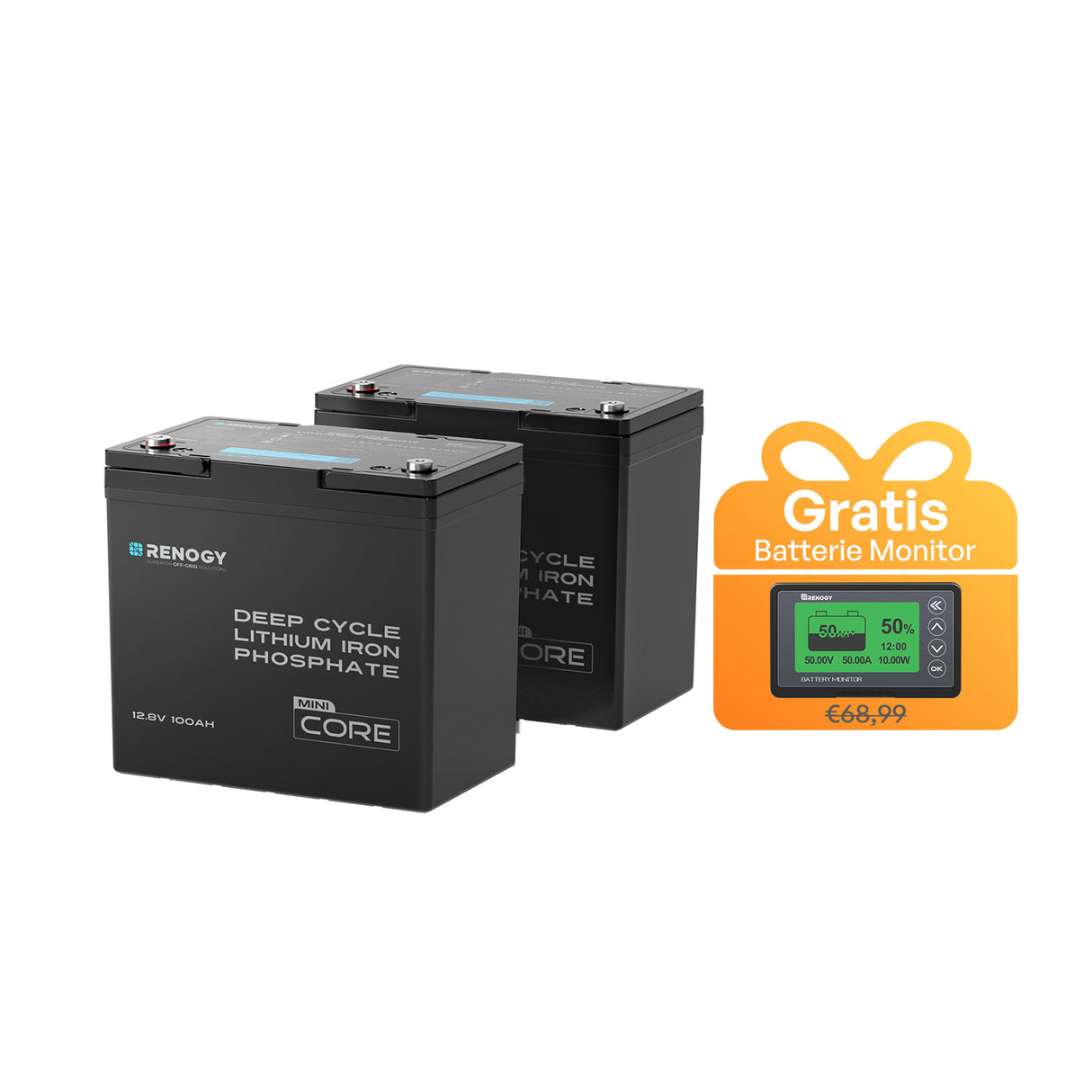 12V 100Ah Lithium Batterie Core mini
