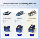 Vorbestellung 12V 100Ah Trolling Motoren LiFePO4 Batterie mit Bluetooth