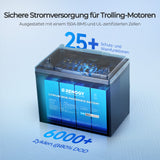 Vorbestellung 12V 100Ah Trolling Motoren LiFePO4 Batterie mit Bluetooth