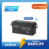 Core - 12V 200Ah LiFePO4 Lithium Batterie mit Bluetooth
