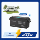 Core - 12V 200Ah LiFePO4 Lithium Batterie mit Bluetooth