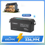Core - 12V 200Ah LiFePO4 Lithium Batterie mit Bluetooth