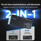 2Kwh Notfall Backup System 400W tragbare Solartasche 12V 200Ah PRO Lithium Batterie 2000W reine Sinuswelle Wechselrichter