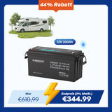 Core - 12V 200Ah LiFePO4 Lithium Batterie mit Bluetooth