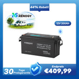 Core - 12V 200Ah LiFePO4 Lithium Batterie mit Bluetooth