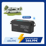 Core - 12V 200Ah LiFePO4 Lithium Batterie mit Bluetooth