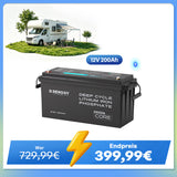 Core - 12V 200Ah LiFePO4 Lithium Batterie mit Bluetooth