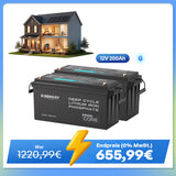 Core - 12V 200Ah LiFePO4 Lithium Batterie mit Bluetooth