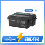 Core - 12V 200Ah LiFePO4 Lithium Batterie Bluetooth