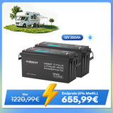 Core - 12V 200Ah LiFePO4 Lithium Batterie mit Bluetooth