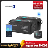 Core 12V 200Ah Lithium Batterie mit Bluetooth