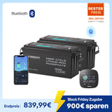 Core 12V 200Ah Lithium Batterie mit Bluetooth
