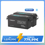Core - 12V 200Ah LiFePO4 Lithium Batterie mit Bluetooth