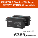 Core 12V 200Ah Lithium Batterie mit Bluetooth