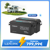 Core - 12V 200Ah LiFePO4 Lithium Batterie mit Bluetooth