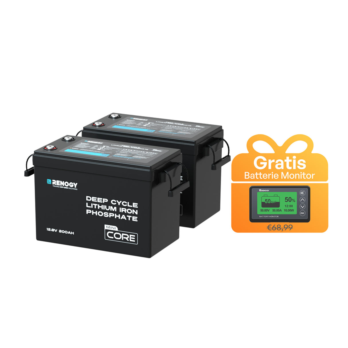 Core mini LiFePO4 12V Lithium Batterie 300Ah/200Ah/100Ah