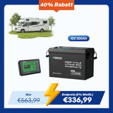 Core Mini - 12V 200Ah LiFePO4 Batterie mit Niedrigtemperaturschutz