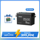 Core Mini - 12V 200Ah LiFePO4 Batterie Niedrigtemperaturschutz