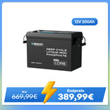 Core Mini - 12V 200Ah LiFePO4 Batterie Niedrigtemperaturschutz