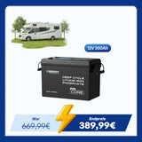 Core Mini - 12V 200Ah LiFePO4 Batterie mit Niedrigtemperaturschutz