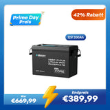 Core Mini - 12V 200Ah LiFePO4 Batterie mit Niedrigtemperaturschutz