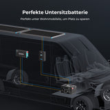 12V 200Ah Untersitz LiFePO4 Batterie mit Bluetooth