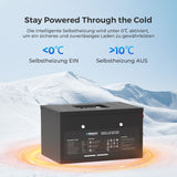 12V 200Ah Untersitz LiFePO4 Batterie mit Bluetooth