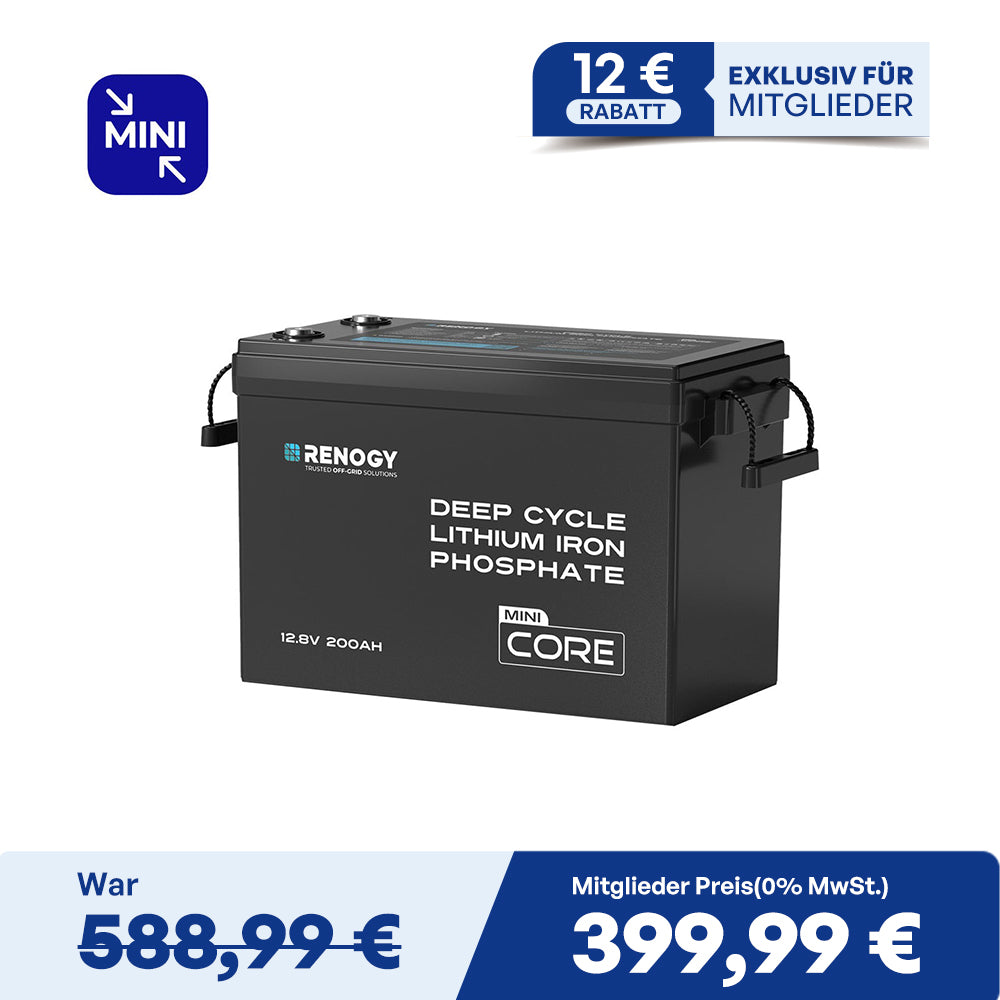 Core Mini - 12V 300Ah LiFePo4 Lithium Batterie