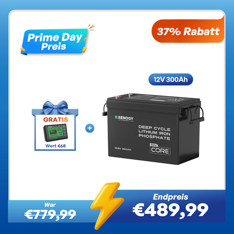 Core Mini - 12V 300Ah LiFePo4 Lithium Batterie