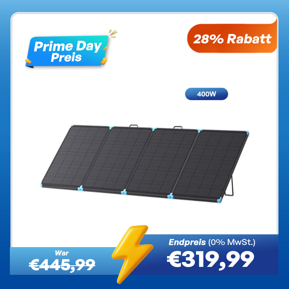 400W leichte tragbare Solartasche