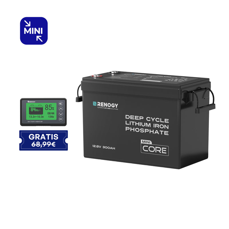 Core Mini - 12V 300Ah LiFePo4 Lithium Batterie